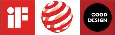 榮獲德國紅點設計、iF、 Good Design大獎