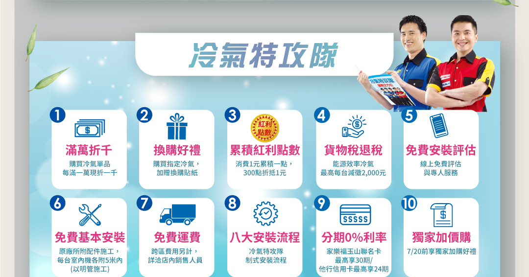 家樂福買冷氣抽百萬汽車