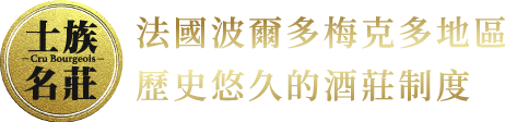 士族名莊 法國波爾多梅克多地區歷史悠久的酒莊制度